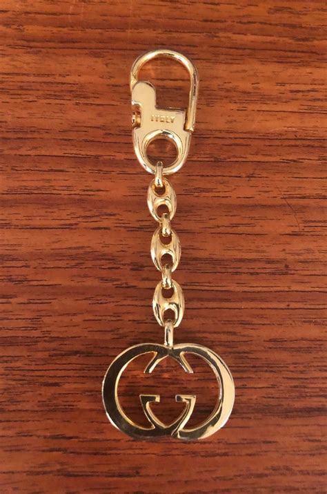 vintage gucci keyring|gucci keychain vintage.